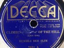 BUMBLE BEE SLIM DECCA 7031 BLUES 78 RPM E-/V
