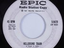 Country Bopper 45 DICK FLOOD Hellbound Train EPIC HEAR promo