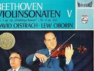 PHILIPS STEREO - OISTRACH / OBORIN - BEETHOVEN VIOLIN SONATAS 5 & 6 HIFI COVER