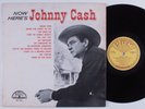 JOHNNY CASH Now Here's Johnny Cash SUN LP mono