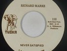 Funk/Crossover Soul 45 - Richard Marks - Never Satisfied - Tuska - VG+ mp3 rare