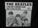 BEATLES I SAW HER STANDING THERE CAPITOL 5112 PICTURE SLEEVE WITH 45 NEAR MINT