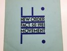 NEW ORDER MOVEMENT ORIGINAL UK VINYL LP FACTORY FACT50 JOY DIVISION  A2/B2