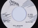 R&B Rocker Halloween 45 JOE JOHNSON Gila Monster CASCADE promo HEAR