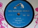 1957 Rockabilly 78 rpm ELVIS PRESLEY Rip It Up / Baby Let’s Play House HMV UK