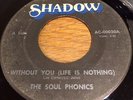 SOUL PHONICS - WITHOUT YOU - SUPER RARE SWEET SOUL/FUNK 45 - SHADOW Unknown???
