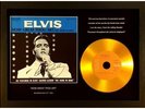 ELVIS PRESLEY 'HOW GREAT THOU ART' SIGNED GOLD PRESENTATION DISC