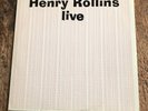 HENRY ROLLINS/GORE - LIVE - AMERICAN/NETHERLANDS PUNK HARDCORE - BLACK FLAG  -