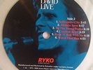 DAVID BOWIE LIVE 2 x LP clear vinyl RYKO 1990 GATEFOLD NEAR MINT
