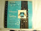 LP - ALBERT SPALDING - ERNEST VON DOHNANYI - BRAHMS SONATA NO 1  -  NM