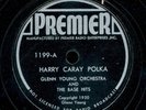 78tk-Baseball-Polka-PREMIER 1199-Glenn Young Orch. w/Base Hits (Harry Caray)