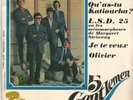 5 GENTLEMEN Qu'as tu Katioucha RARE EP RIVIERA