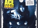 ACE FREHLEY (KISS)  LP ** PROMO ** TROUBLE WALKIN'  RARE ORIGINAL 1989 MEGAFORCE