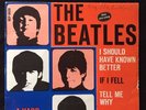 Beatles: EP: A Hard Day's night... VG+ Danish issue