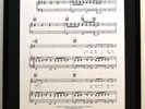 INXS / FRAMED SONGSHEET / NEED YOU TONIGHT (CAN BE PERSONALISED)