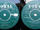 BUDDY HOLLY REMINISCING 1962 UNIQ GREEN CORAL SPANISH TITLES RARE CHILEAN PRESS