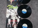 BLONDIE PLASTIC LETTERS + EAT TO THE BEAT + PARALLEL LINES ORIGINAL VINYL LP's