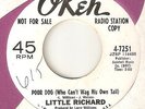 LITTLE RICHARD Poor Dog OKEH PROMO  NORTHERN SOUL 45