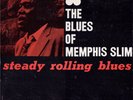 Memphis Slim Steady Rolling Blues original Prestige Bluesville LP autographed