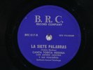 78 RPM -- Tobita Medina, BRC 817, EE-  Latin - Puerto Rican - Jibaro