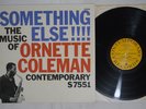 ORNET COLEMAN SOMETHING ELSE  CONTEMPORARY S7551 US Vinyl LP
