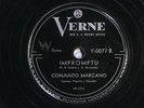 78 RPM -- Conjunto Marcano, Verne 0077, V+ Latin - Puerto Rican - Danza