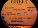 Rare Pleasure ?– Let Me Down Easy - Vinyl, 12