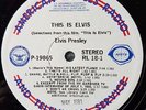 Elvis Presley- Armed Forces Radio (AFRTS) LP Record THIS IS ELVIS 1981 VERY RARE