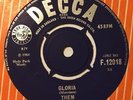 Them  Baby Please Don't Go And Gloria 1964 Original 7 Inch Vinyl Single Record