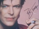 David Bowie autograph , Rexall Centre Canada 2004.