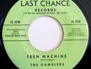 THE GAMBLERS GARAGE SURF INSTRUMENTAL 45  TEEN MACHINE/TONKY
