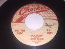 GENE BARGE - WAY DOWN HOME / COUNTRY - RARE CHECKERS PROMO 45 RPM