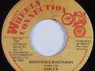 Reggae 45 EARLY B Righteous Rastaman WHEELY CONNECTION VG+ HEAR