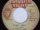 Reggae 45 CLARENCE AIRD Black Unity MUSICAL FIGHT HEAR