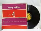 SONNY ROLLINS-PLUS FOUR ON PRESTIGE JAZZ LP-MONO, DG, RVG, 50TH ST, CLIFFORD BRO