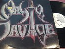 NASTY SAVAGE S/T NASTY SAVAGE LP COMBAT/METAL BLADE METAL FROM 1985 VG+ W/ INNER