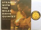 MILES DAVIS Steamin' Prestige LP Mono Bergenfield, NJ RVG PLAYS GREAT