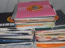 136- 45 rpm Country records jukebox strips Johnny Cash Rodriguez Hank Gatlin lot