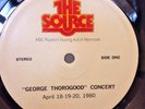 GEORGE THOROGOOD-CONCERT ('80 APRIL 18-20 NBC THE SOURCE 2XLP RADIO BROADCAST)