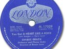 CHARLIE GRACIE Rockabilly 78 RPM Record. You Got a Heart Like a Rock