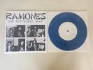RAMONES - BLITZKRIEG BOP - 2010 REISSUE BLUE VINYL - WHITE LABELS - NEVER PLAYED