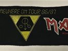 Iron Maiden(Headband/Bandana)Somewhere On Tour 86/87 Black Silk