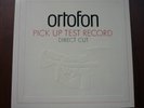 ORTOFON Stereo Test Record Vinyl LP 0001 Direkt Cut, Testsignale HiFi-System