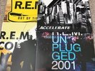 REM Vinyl Records - Out Of Time, Unplugged, Accelerate & Collapse Into Now