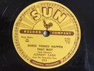 Johnny Cash Sun 78 295 Guess Things Happen That Way/ Come in Stranger