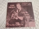ELVIS PRESLEY LOVE ME TENDER/ANY WAY YOU WANT ME RCA 6643 W/PINK PICTURE SLEEVE