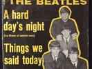 Beatles: A Hard day's night / Things we said today. Rare Norway/DK issue.EX+