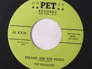 REVALONS: Dreams Are For Fools / This Is The Moment 45 rare Vocal Groups