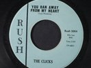 CLICKS: You Ran Away From My Heart / Twisting Saturday Niite 45 (few lbl flakes