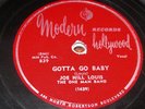 Rare Blues Joe Hill Louis Gotta Go Baby Big Legged Woman Modern Hollywood 839 V+